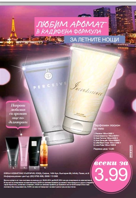 AVON Парфюмни лосиони